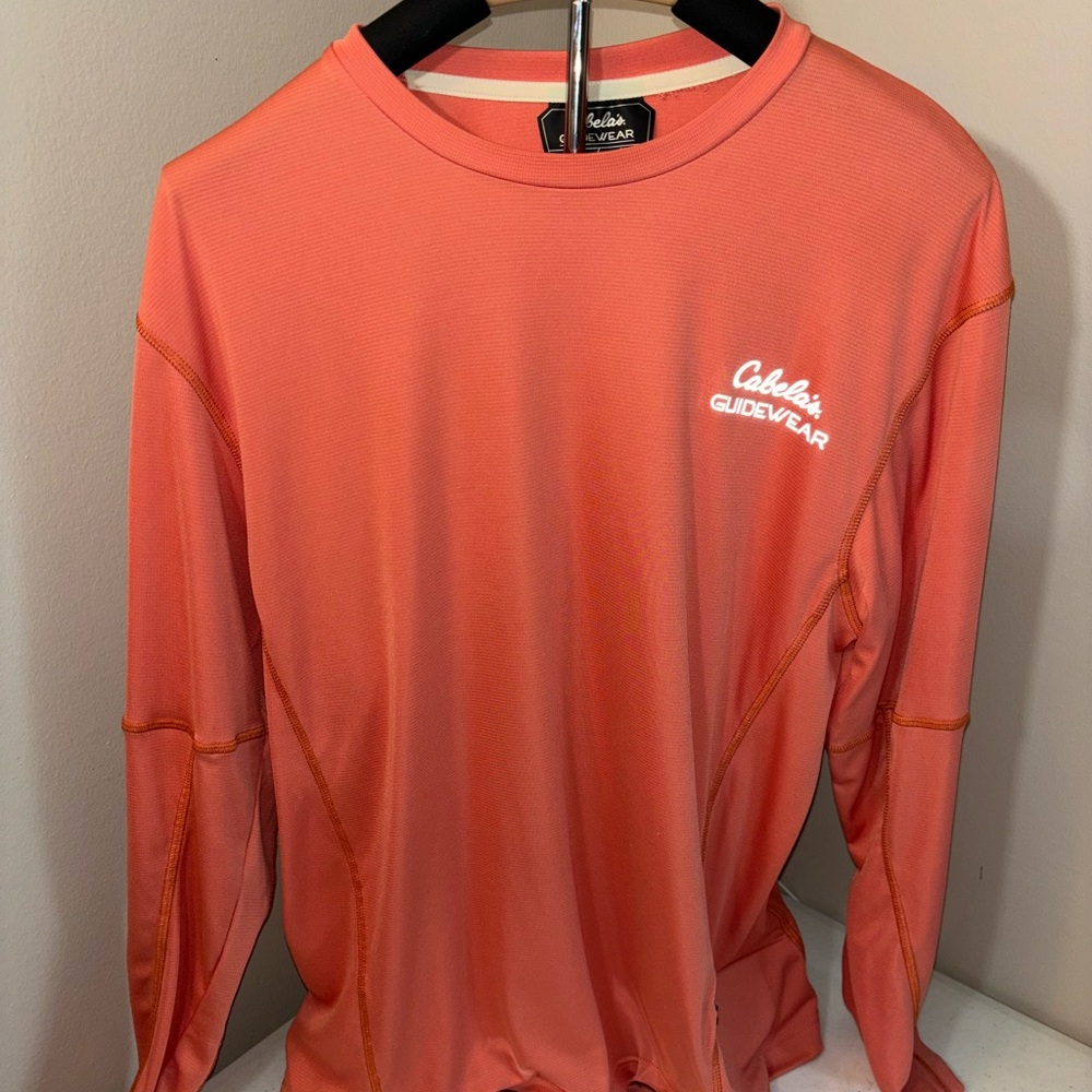 Cabela's Guidewear Salmon Long Sleeve Shirt